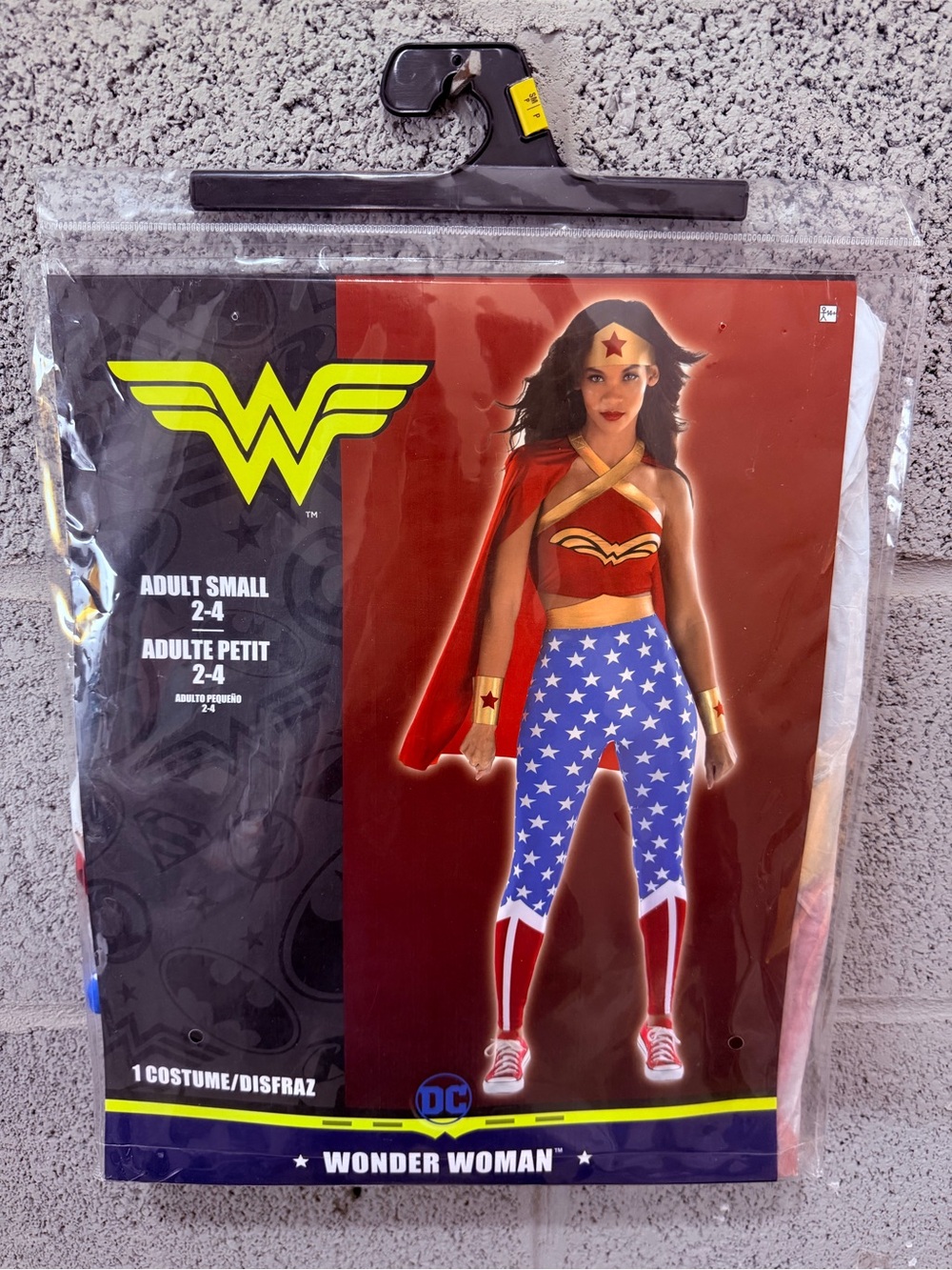 Women’s Halloween Costume DC Comics Wonder Woman 6-Piece Costume Size Small 2-4